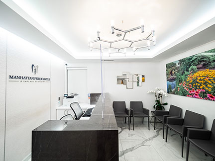 NYC Dental Implants Center Waiting Area