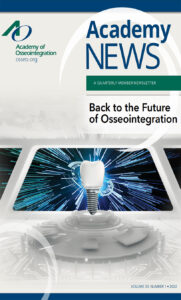 Osseo Academy News 2022: Dr. Navid Rahmani - The Future of Osseointegration and Dental Implants